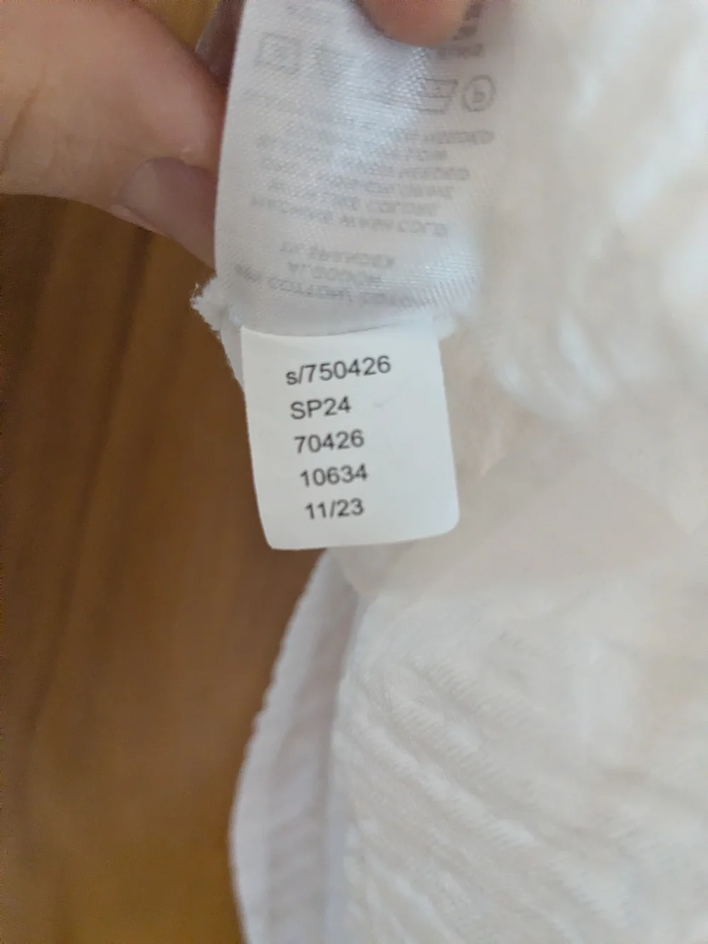 LOFT White Crinkle Dolman Button-Down Shirt - Picture 7 of 11